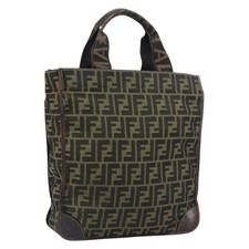 Borsa FENDI Zucca in tela nera