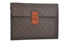 Autentico Louis Vuitton Monogram Poche Ministre porta documenti vecchio modello LV 3798N