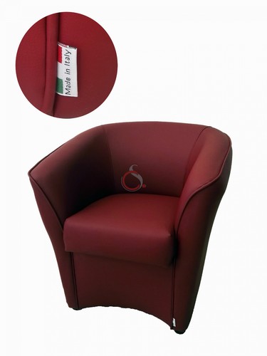 Poltroncina poltrona ecopelle - poltroncina,