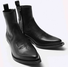 ZARA STIVALI DA COWBOY UOMO