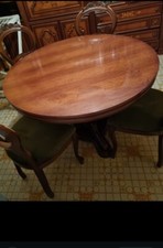 tavolo rotondo legno allungabile