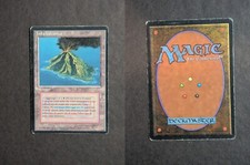 Magic The Gathering Dual Lands Isola Vulcanica FBB Edition Lightly Played