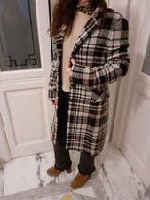 Cappotto da donna a quadri nuovo mai usato