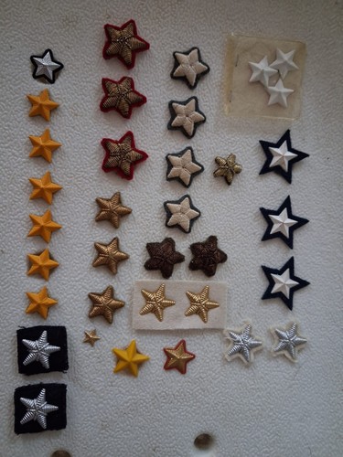 Lotto stellette militari - , di