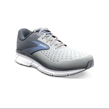 Scarpe da corsa donna Brooks Dyad 11 misura 7,5 grigio/bianco/blu regular/B ammortizzate