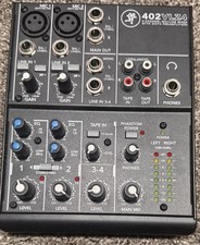 Mackie 402 VLZ4 Mixer Microfono/Linea 4 Canali con Preamplificatori Onyx, Non Testato NO PS