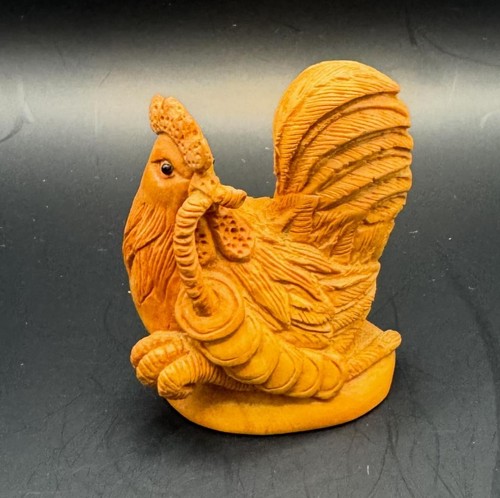 Intaglio zodiaco gallo - , netsuke
