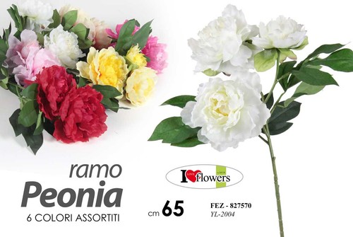 Peonia ramo fiori - finti, 65