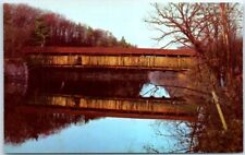 Cartolina - Ponte di Perrine, vicino a Rifton, New York, USA