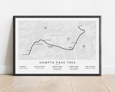 Stampa mappa trekking Hampta