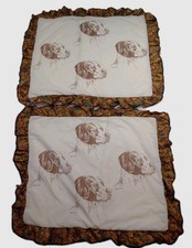 Set 2 federe per cani vintage