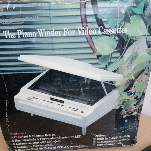 Vhs grand piano - piano, rewinder