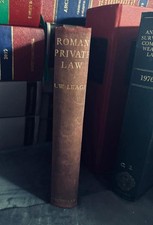Roman Private Law By R W Leage
