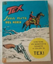 FUMETTO TEX-TRE STELLE-SULLE PISTE DEL NORD-N122-300 LIRE-1974-SENZA MANIFESTO