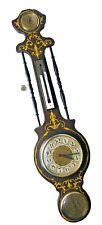 Barometer Wood Wooden Clock