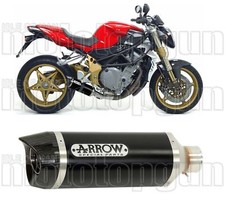arrow scarico race thunder alluminio nero c mv agusta brutale 910 2008 08