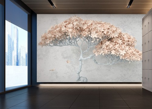 Albero dei fiori q584 - fiori, 3d