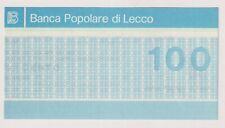 Miniassegni  Lecco - 100 lire