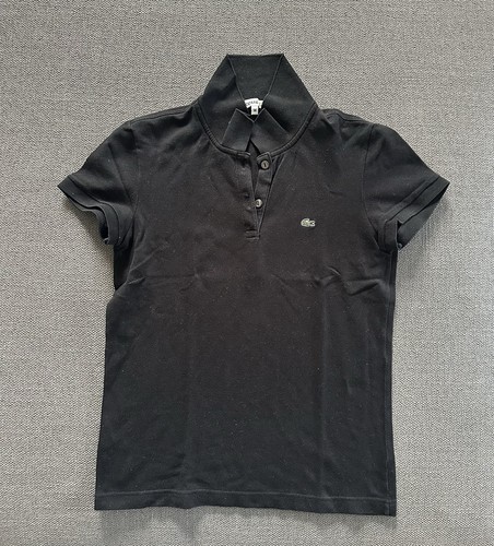Polo lacoste nera - polo, cotone