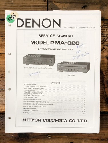 Denon pma 320 - pma-320, amplificatore