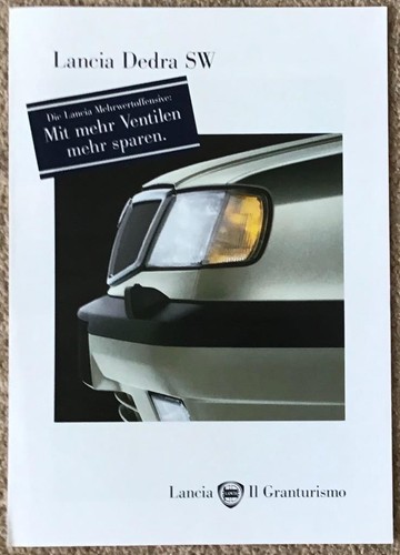 Lancia dedra brochure - dedra, sw