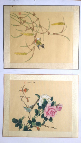 Arte cinese coppia dipinti - arte,