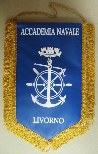 Gagliardetto accademia navale - "accademia,