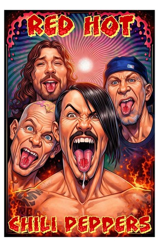 Poster concerto red hot chili - poster,