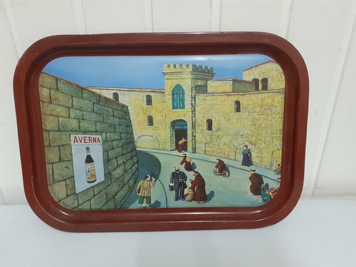 Vassoio metallo vintage - in,