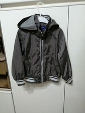 Giubbotto Giacca Leggera bimbo Grigio Con cappuccio 4 Anni Primavera