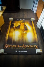IL SIGNORE DEGLI ANELLI B grande banner francese in vinile poster film originale 2001
