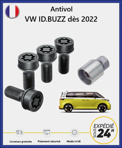 Dadi antifurto per ruote neri - dadi,