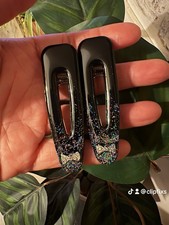 2 X Rockabilly Bow Heart Hair