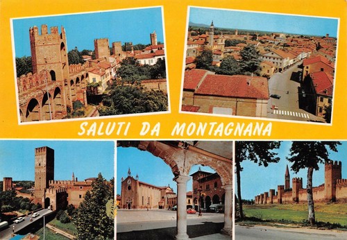 Cartolina montagnana vedutine - montagnana,