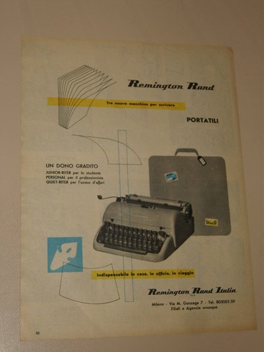 Remington rand macchina - rand, da
