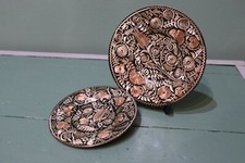 Set piatti decorativi lavorati