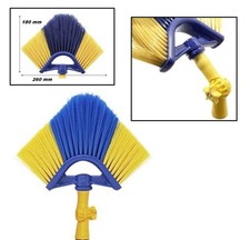 TESTA DI RICAMBIO SCOPA TOGLI RAGNATELE A PUNTA CON ATTACCO FILETTATO SNODABILE