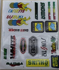 adesivi suzuki shoei ohlins twin air michelin racing moto pista corsa scooter