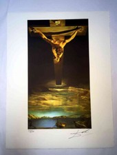 Salvador Dali Litografia off set cm 50x65  firma su lastra con  certificato