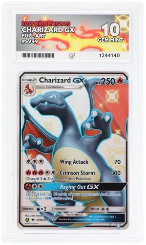 Charizard full art holo - gx,