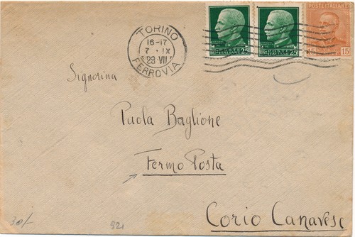 Italia regno 1929 busta - regno,