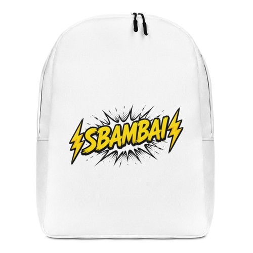 Zaino bianco sbambai - sbambai-,