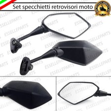 COPPIA SPECCHIETTI SPECCHI RETROVISORI IN NERO OPACO PER HONDA VTR 1000