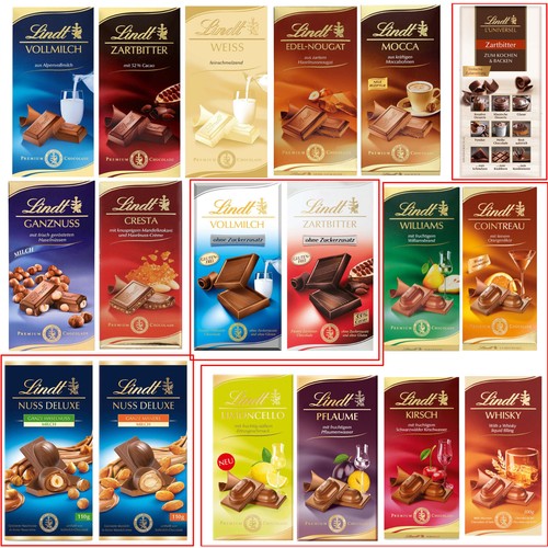 Lindt 100g tavolette scelta - 100g,