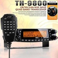 Veicolare TYT TH-9800 quad band 26-33/47-54/136-174/400-480 MHz +Cavetto di Prog