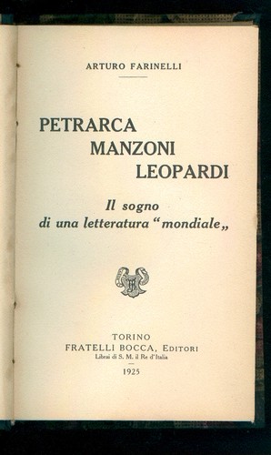 Farinelli arturo petrarca - farinelli,