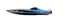 TFL Jet Boat 24" blu (con