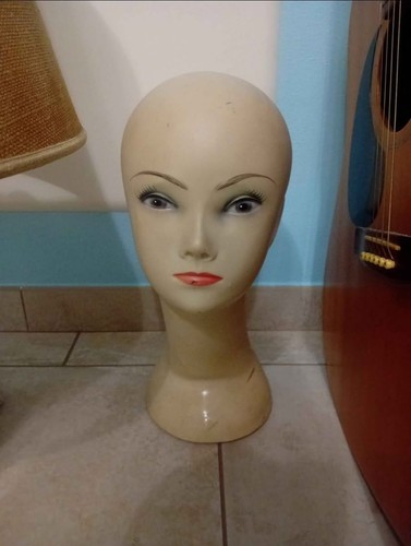 Vintage mannequin wig store - wig,