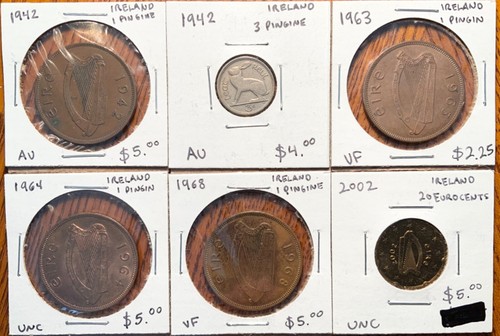 Lotto monete irlanda 1942 - monete, irlanda: