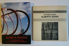 ALBERTO BURRI Vittorio Rubiu Einaudi 1975 + Burri e Pistoia Bruno Corà 2015